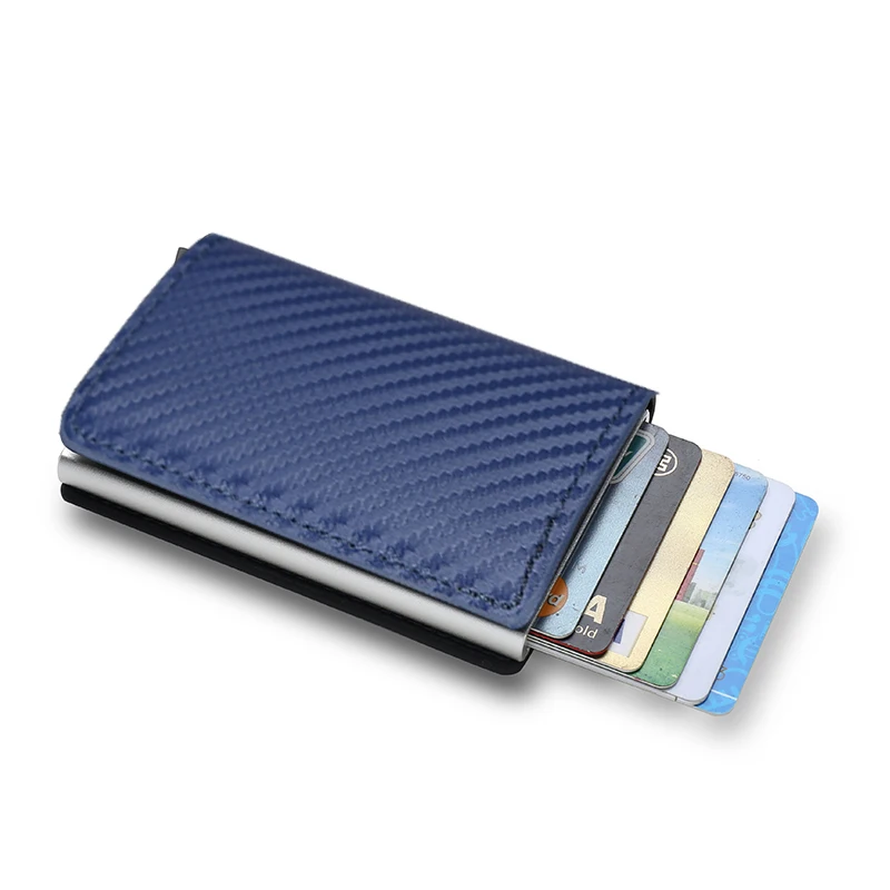 Leather Pop-Up Wallet with RFID Blocking | Slim Minimalist Card Holder for Men - Image 17