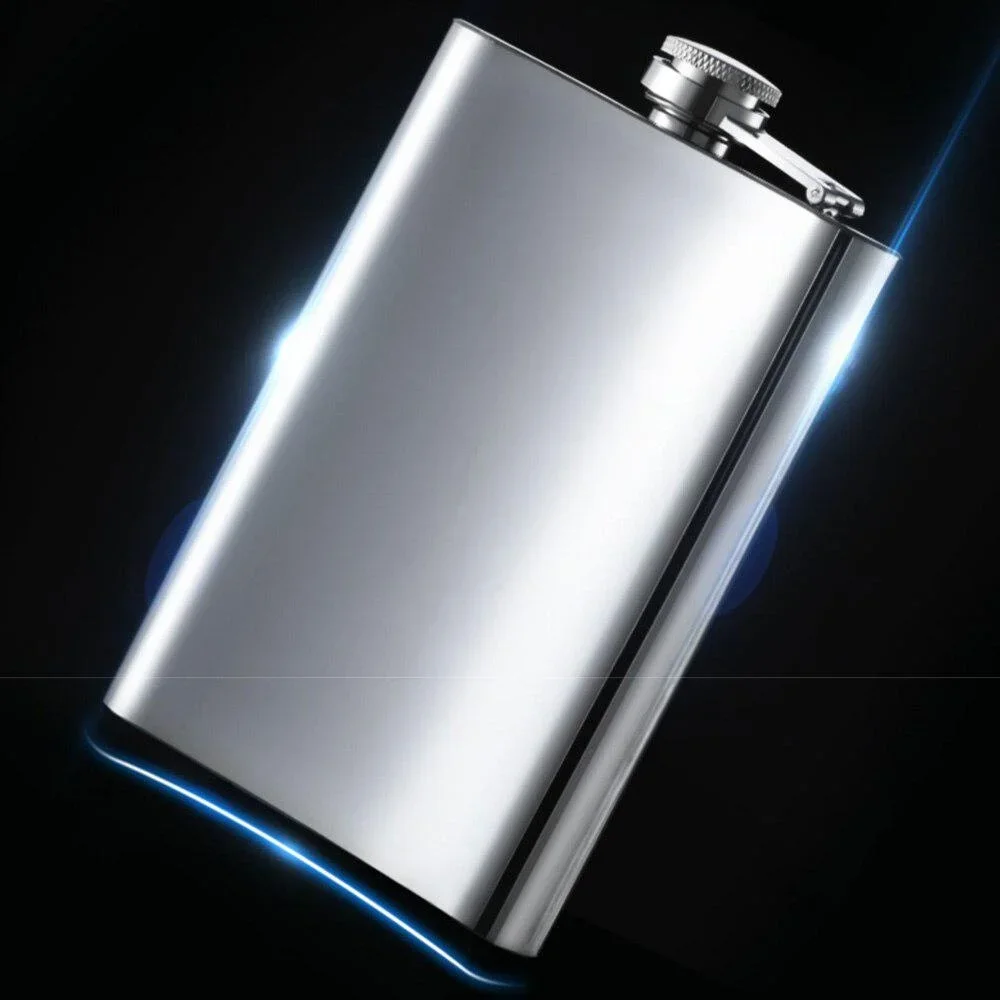 8oz Portable Stainless Steel Whiskey Flask - Image 5