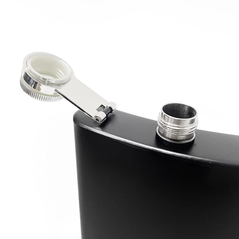 8oz Portable Stainless Steel Whiskey Flask - Image 8