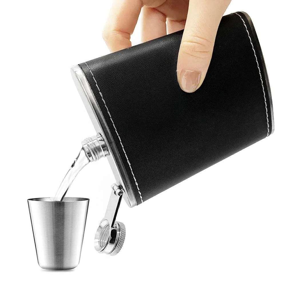 8oz Portable Stainless Steel Whiskey Flask - Image 7