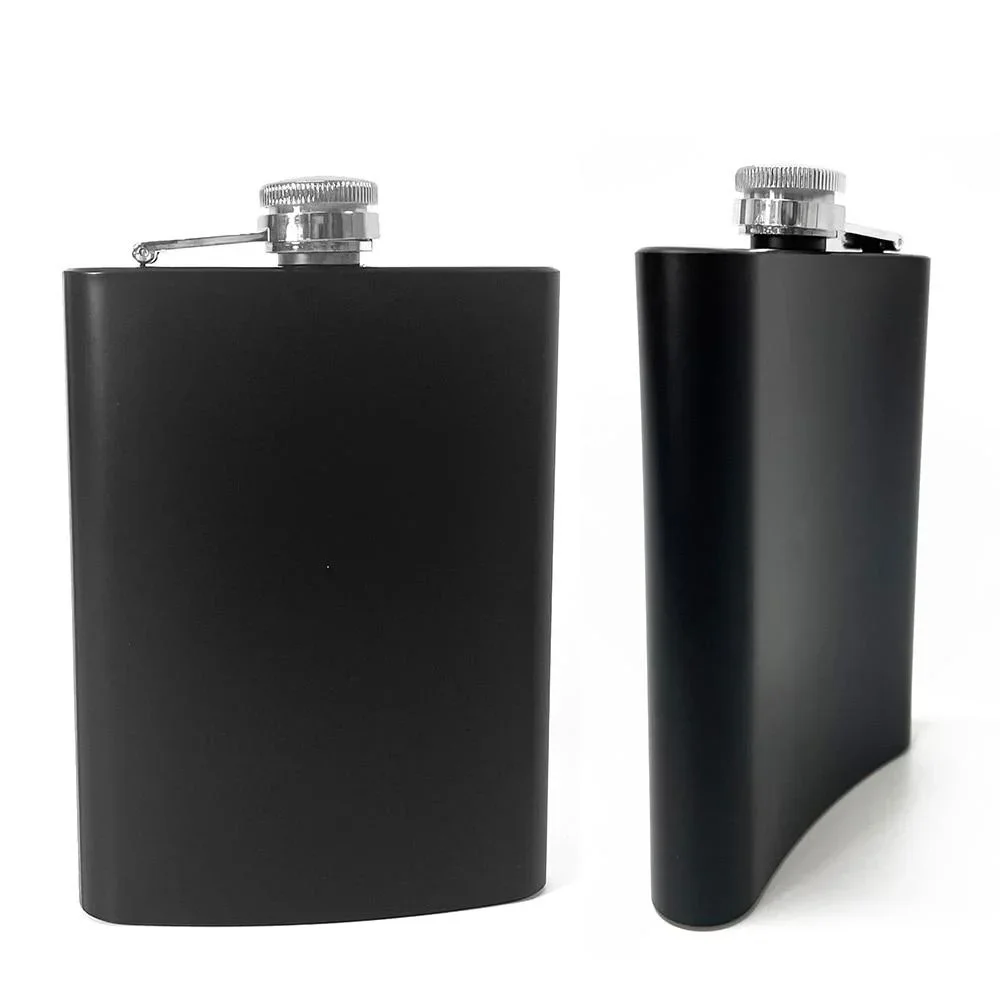 8oz Portable Stainless Steel Whiskey Flask - Image 2