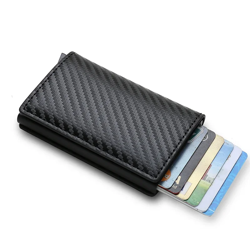 Leather Pop-Up Wallet with RFID Blocking | Slim Minimalist Card Holder for Men - Image 11